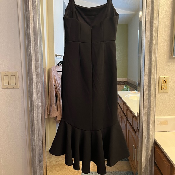 Cartagena High-Low Asymmetric Salsa Dress - Black - Picture 4 of 4